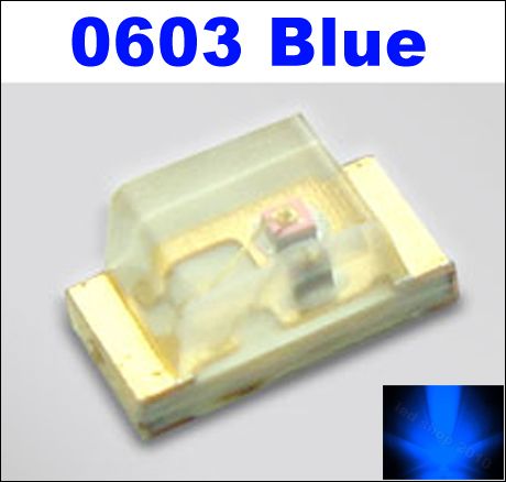 20 pcs SMD SMT 0603 Ultra Bright Blue light X box LED  