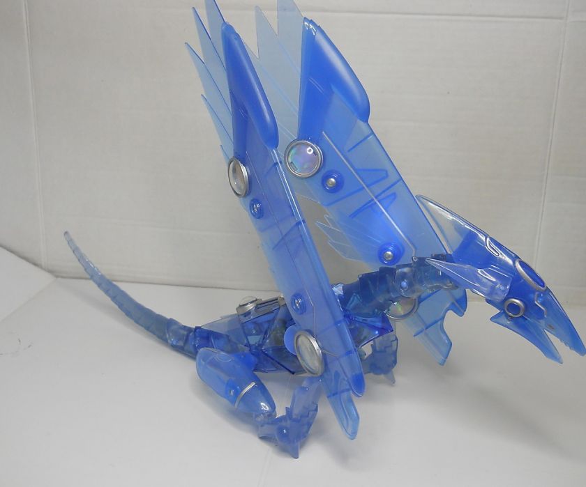 Yu Gi Oh Blue eyes shinning Dragon w/ light & sound 10 1/2 H  