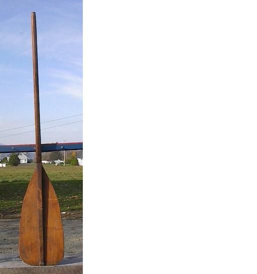 Just Look At These Photos This is a great old wooden paddle that 