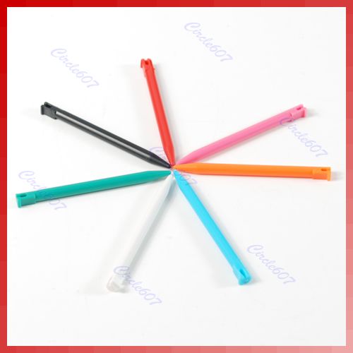 10 Pcs Plastic Colors Touch Stylus Pen for Nintendo 3DS  