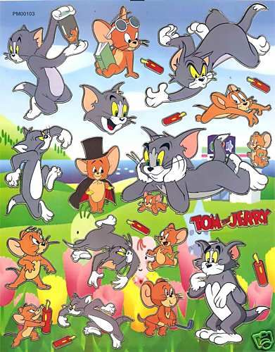 Tom & Jerry Movie Sticker~PM103 Cat and Mouse  