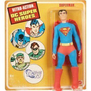 Retro Action Figure DC Super Heroes SUPERMAN Mego 70s  
