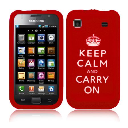   Magic Store   SAMSUNG GALAXY S I9000 KEEP CALM & CARRY ON CASE COVER