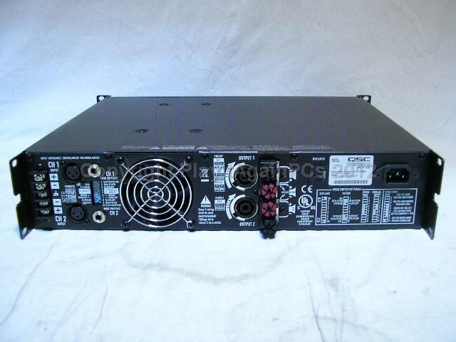 QSC Audio RMX 850 RMX850 2U Professional Power Amplifier Amp  