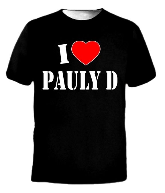 NEW* I Love Heart Pauly D JERSEY SHORE Tee T Shirt  