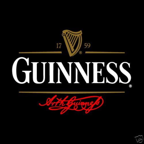 Guinness Beer Drinks Car Bumper Sticker 4X4  