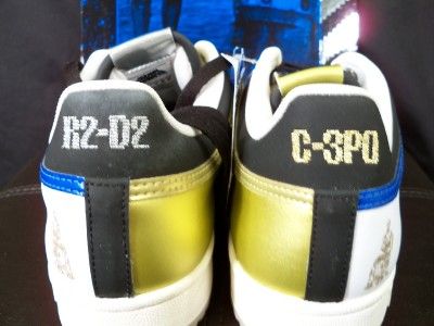 Adidas Star Wars Top Ten Low DROID Shoes C3PO R2D2  