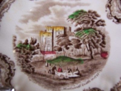   Johnson Bros OLD BRITAIN CASTLES Dinnerware 1930 Brown MULTI COLOR