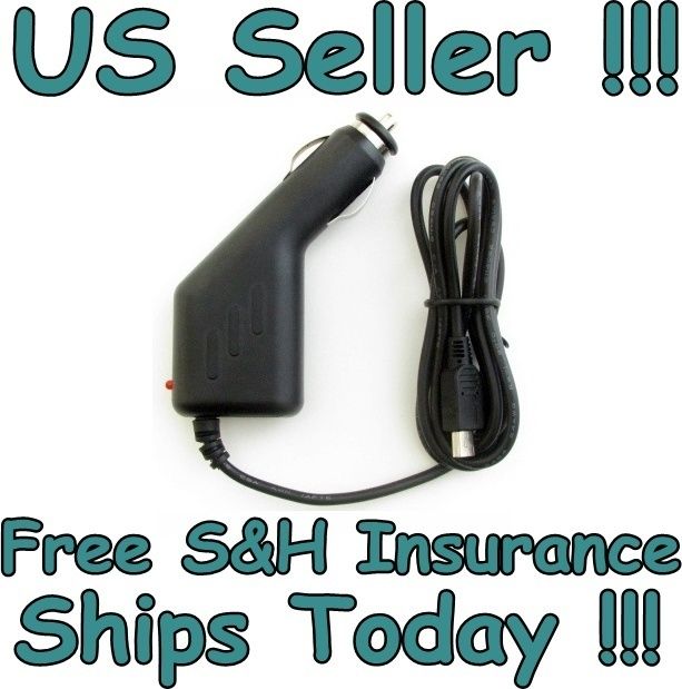 12v DC USB Car Charger Adapter for TomTom XXL 540tm 550  