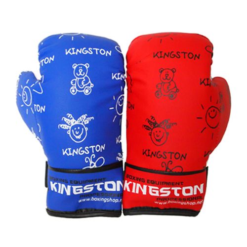 KINGSTON]Kids Children boxing MMA gloves Red,Blue Cute Free size Free 