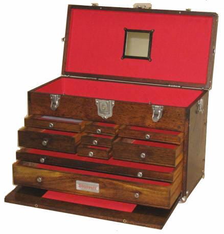 Antique 1940s Gerstner Tool Box   Rare Mahogany   Model #041C 